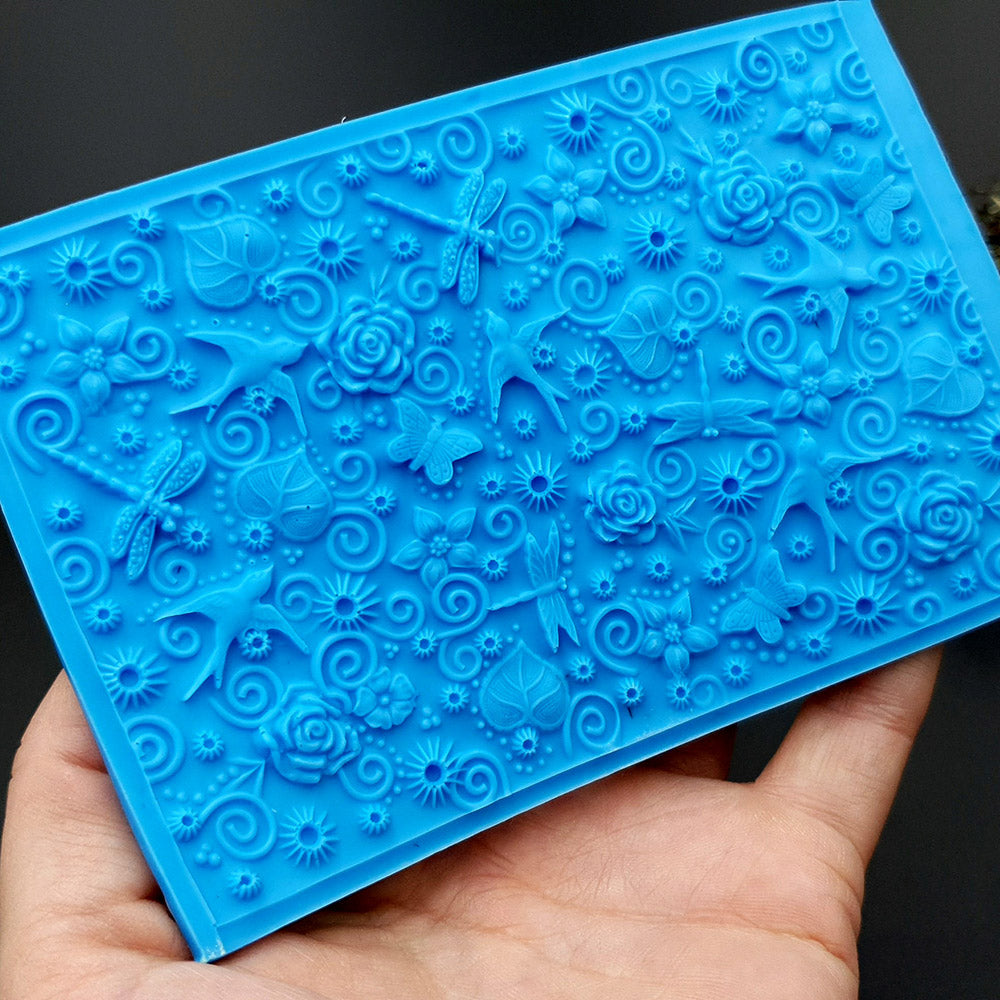 Silicone Texture - Summer Doodles, IN