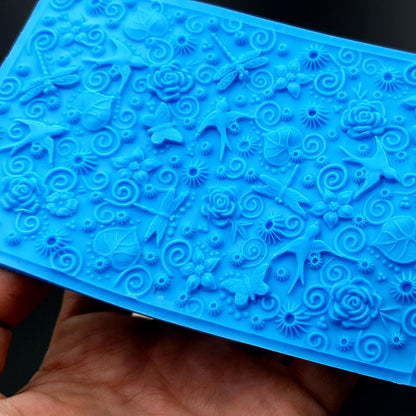 Silicone Texture - Summer Doodles, IN