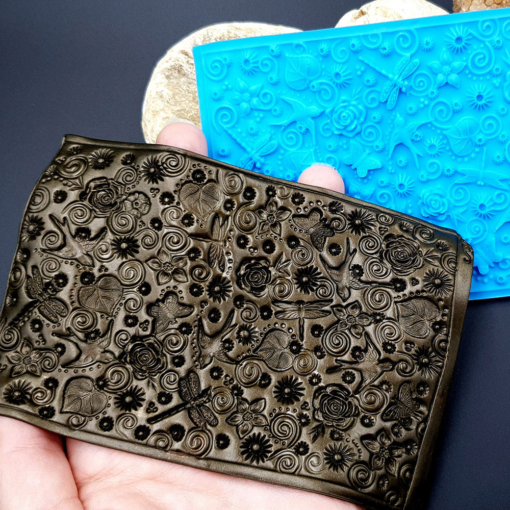 Silicone Texture - Summer Doodles, IN