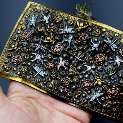 Silicone Texture - Birds, Dragonflies & Roses, OUT