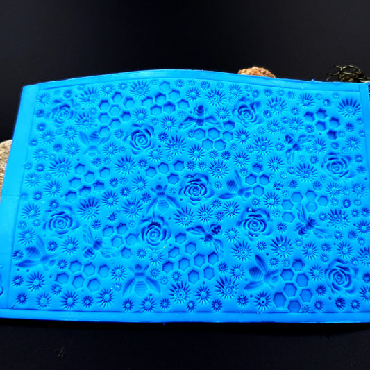 Silicone Texture - Bees, Roses & Honey, OUT