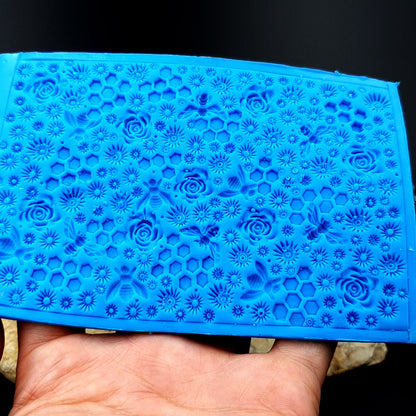 Silicone Texture - Bees, Roses & Honey, OUT