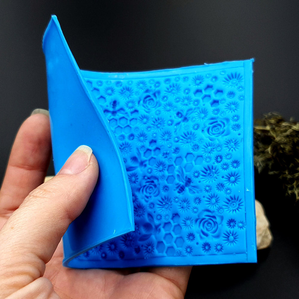 Silicone Texture - Bees, Roses & Honey, OUT