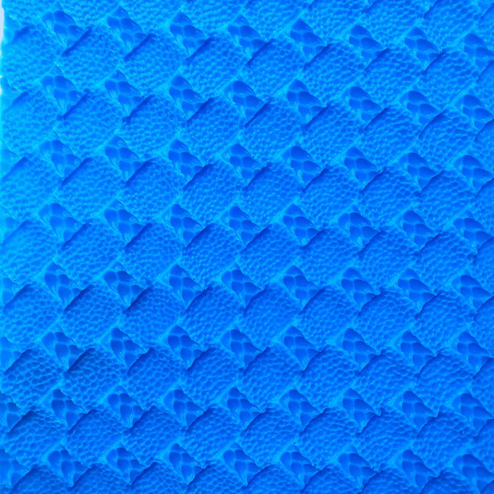 Silicone Texture - Deep Leather Patchwork