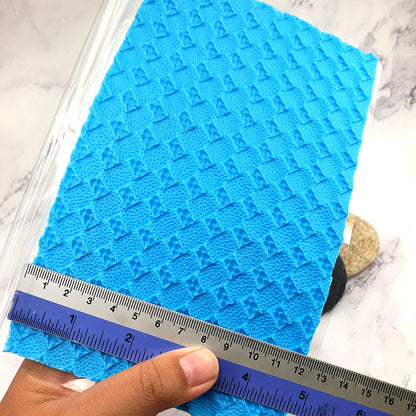 Silicone Texture - Deep Leather Patchwork