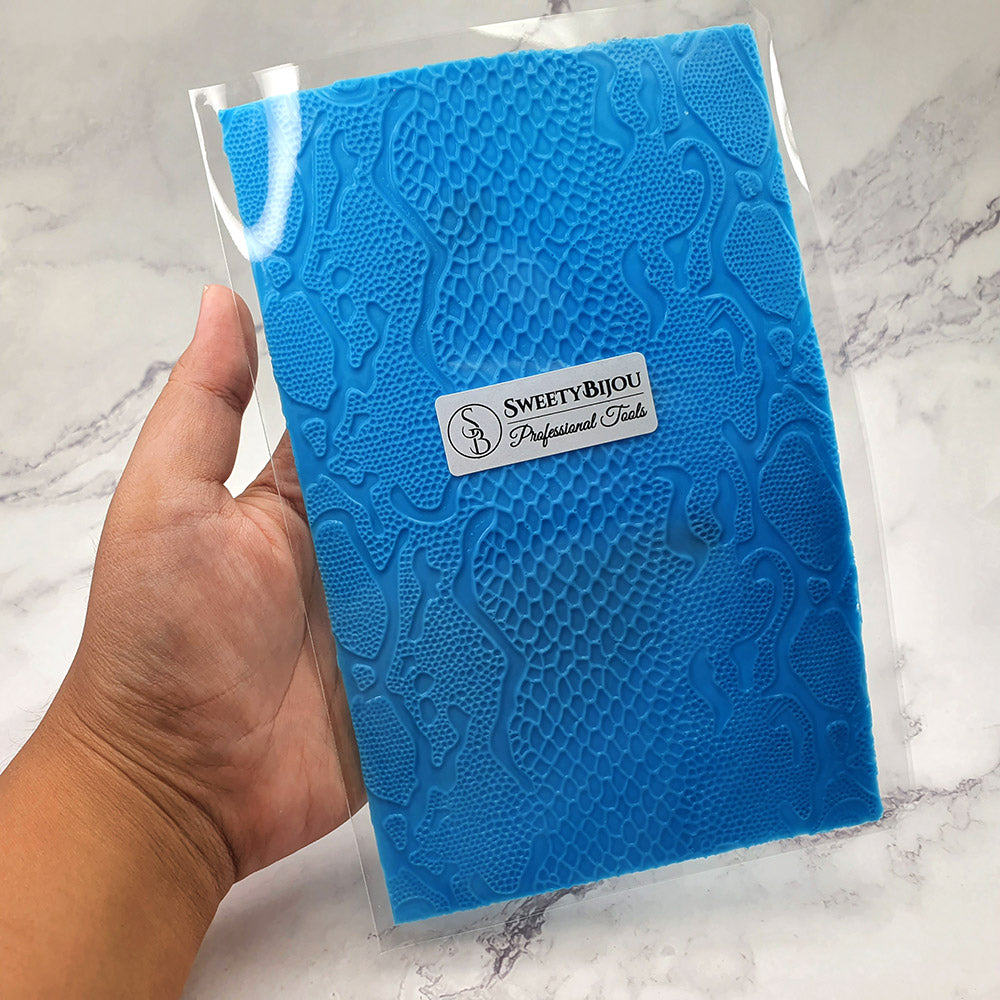 Silicone Texture - Deep Snake Pattern