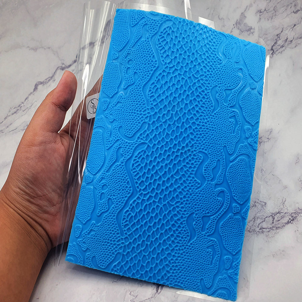 Silicone Texture - Deep Snake Pattern