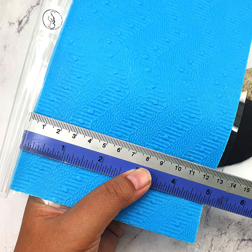 Silicone Texture "Woven Cloth Rug"
