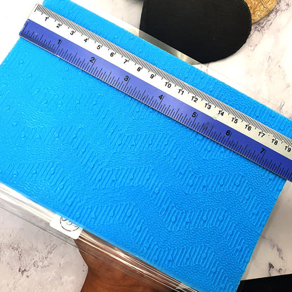 Silicone Texture "Woven Cloth Rug"