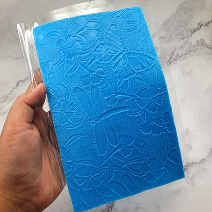 Silicone Texture - Dragonfly and Butterfly