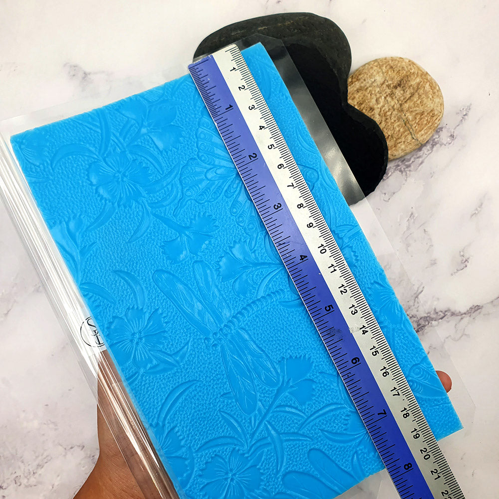 Silicone Texture - Dragonfly and Butterfly