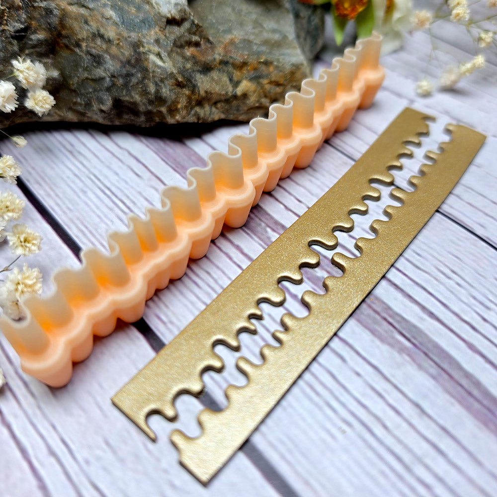 SweetyBijou Ripple Effect Small art blade for polymer clay