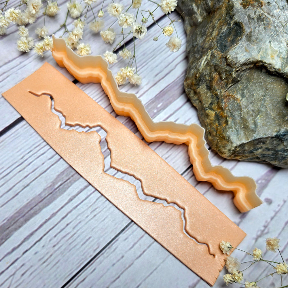 SweetyBijou Rocky Canyon art blade for polymer clay