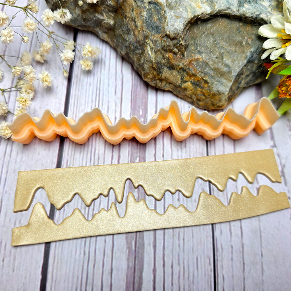 SweetyBijou Stone Fracture art blade for polymer clay