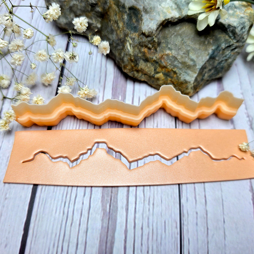 SweetyBijou Rocky Canyon art blade for polymer clay
