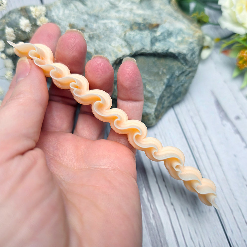 SweetyBijou Ocean Curls Small art blade for polymer clay