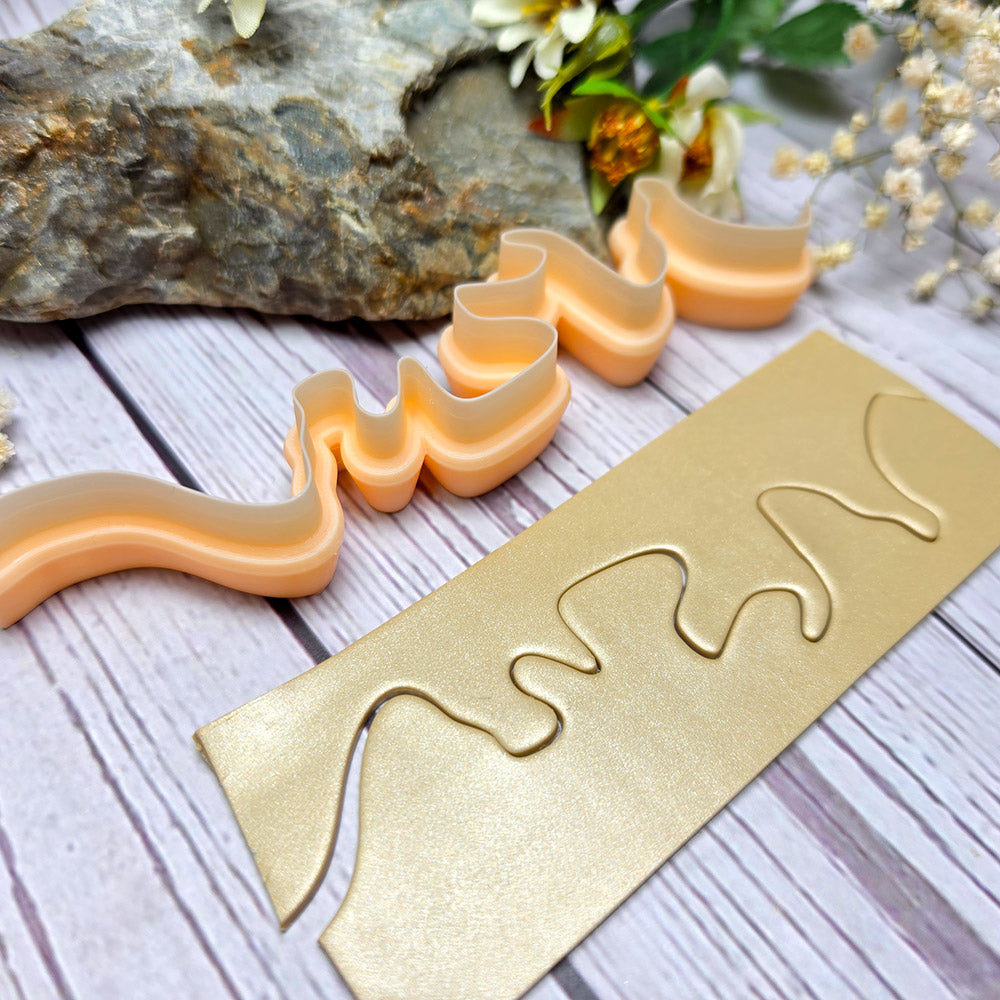 SweetyBijou Freeform Waves art blade for polymer clay
