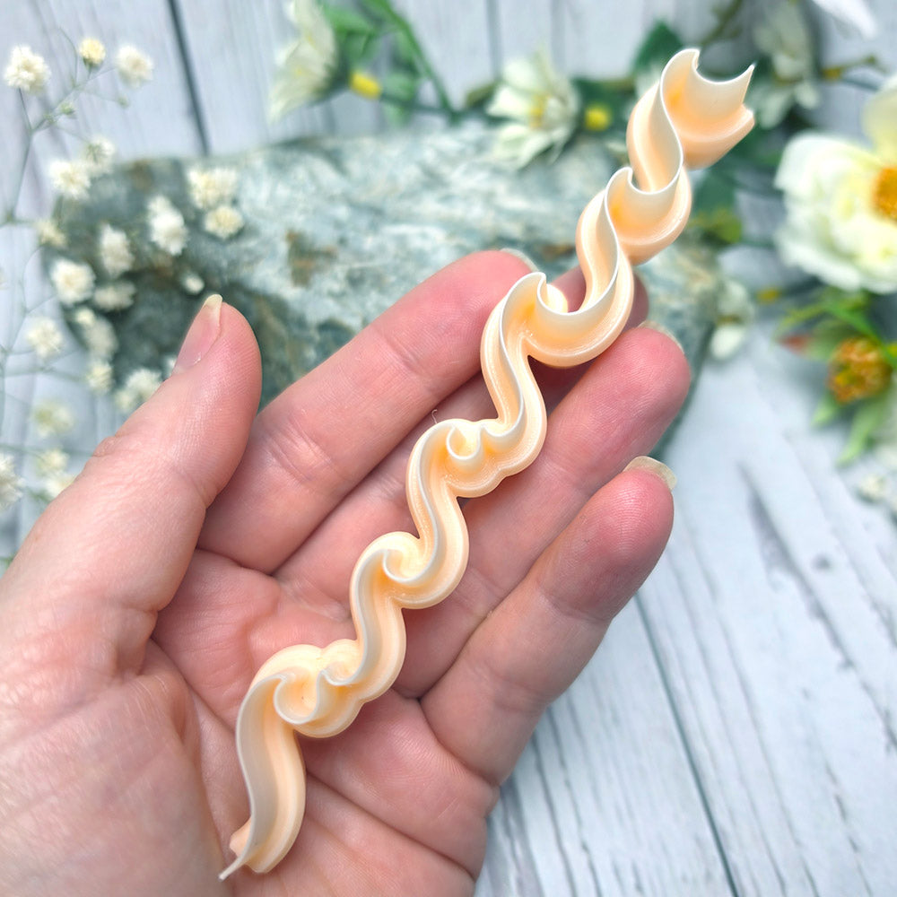 SweetyBijou Ocean Curls Medium art blade for polymer clay