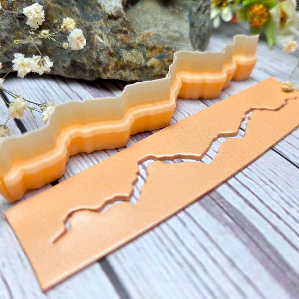 SweetyBijou Rocky Canyon art blade for polymer clay
