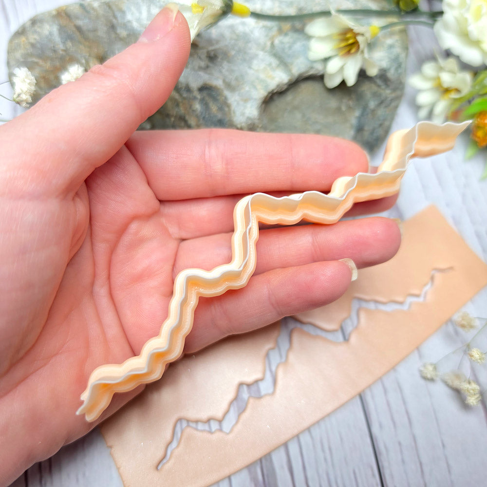 SweetyBijou Rocky Mountains art blade for polymer clay