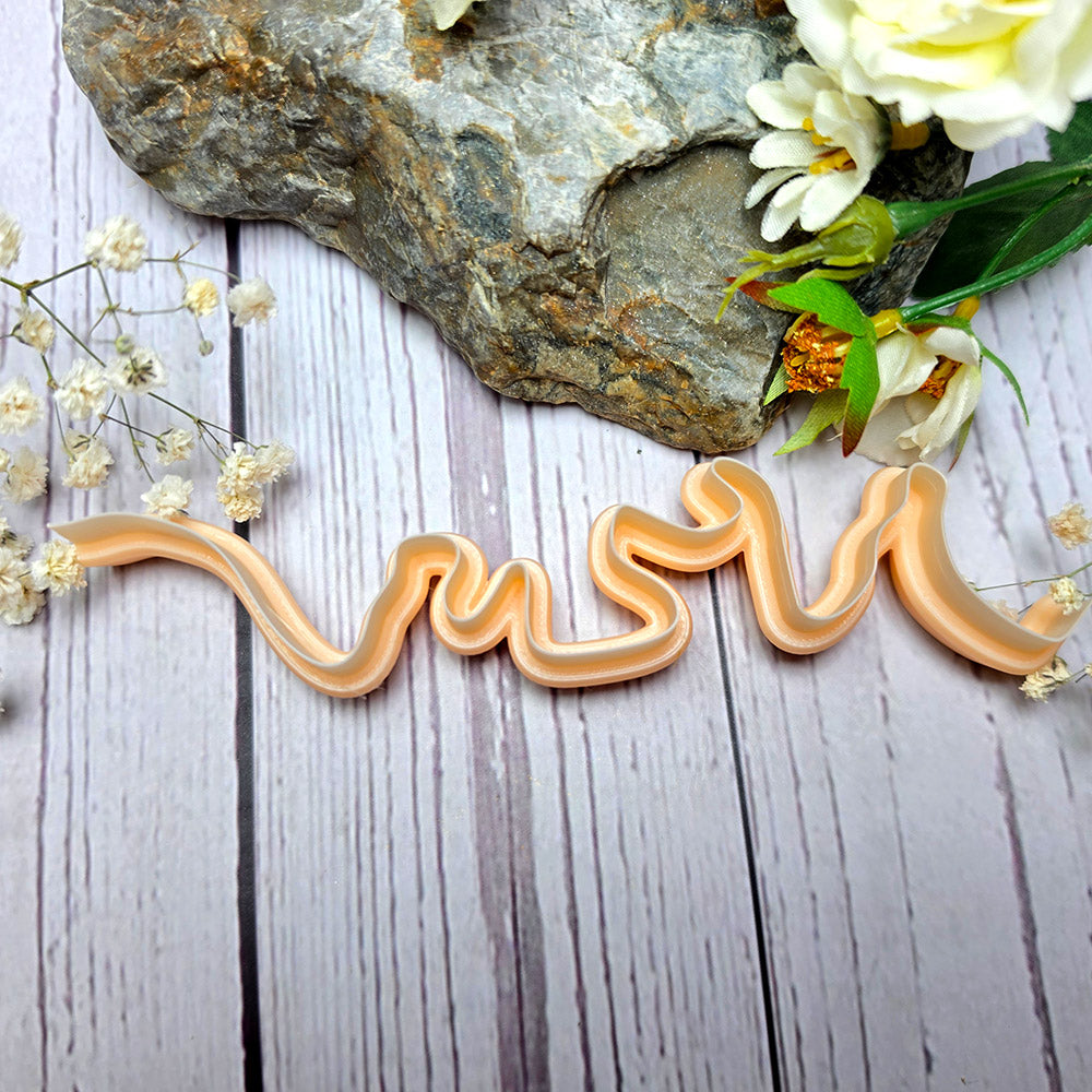 SweetyBijou Freeform Waves art blade for polymer clay