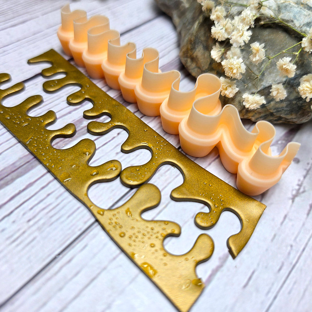 SweetyBijou Elegant Curves art blade for polymer clay