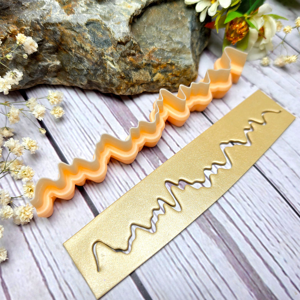 SweetyBijou Stone Fracture art blade for polymer clay