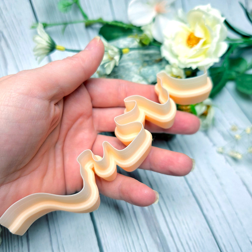 SweetyBijou Freeform Waves art blade for polymer clay