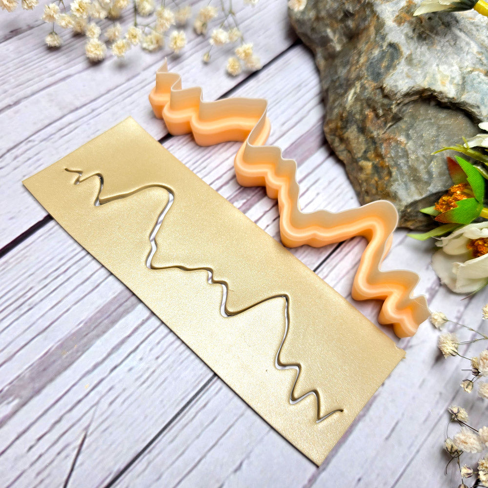 SweetyBijou Wild Peaks art blade for polymer clay
