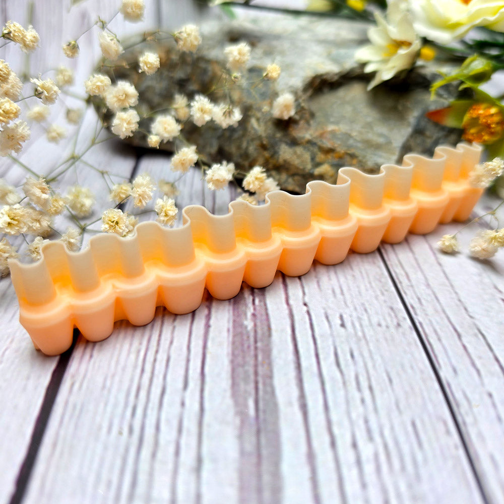 SweetyBijou Ripple Effect Medium art blade for polymer clay