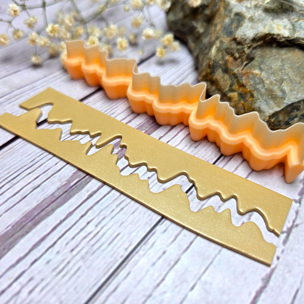SweetyBijou Stone Fracture art blade for polymer clay