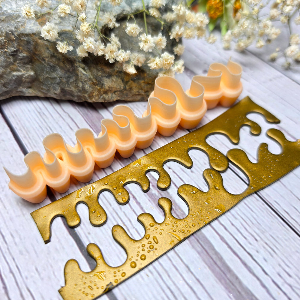 SweetyBijou Elegant Curves art blade for polymer clay