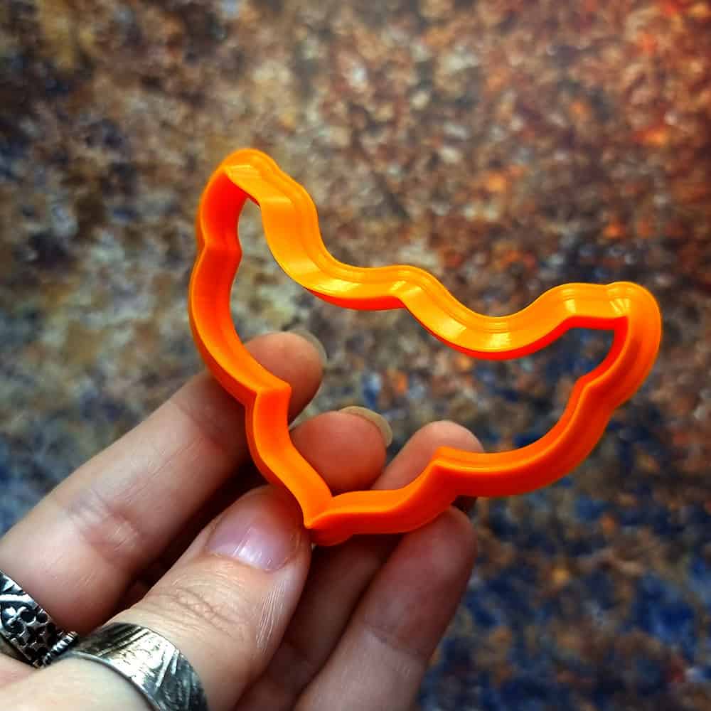 Statement necklace shape polymer clay cutter