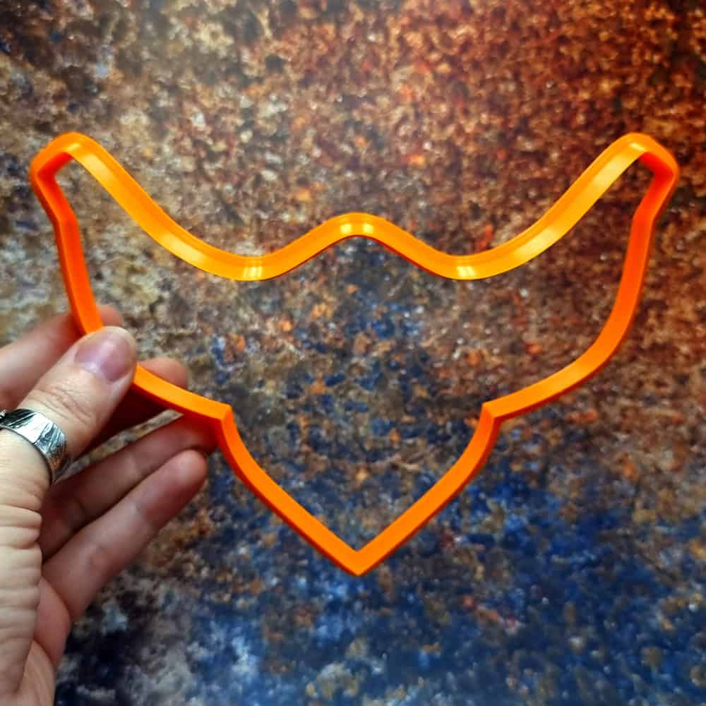 Statement necklace shape polymer clay cutter