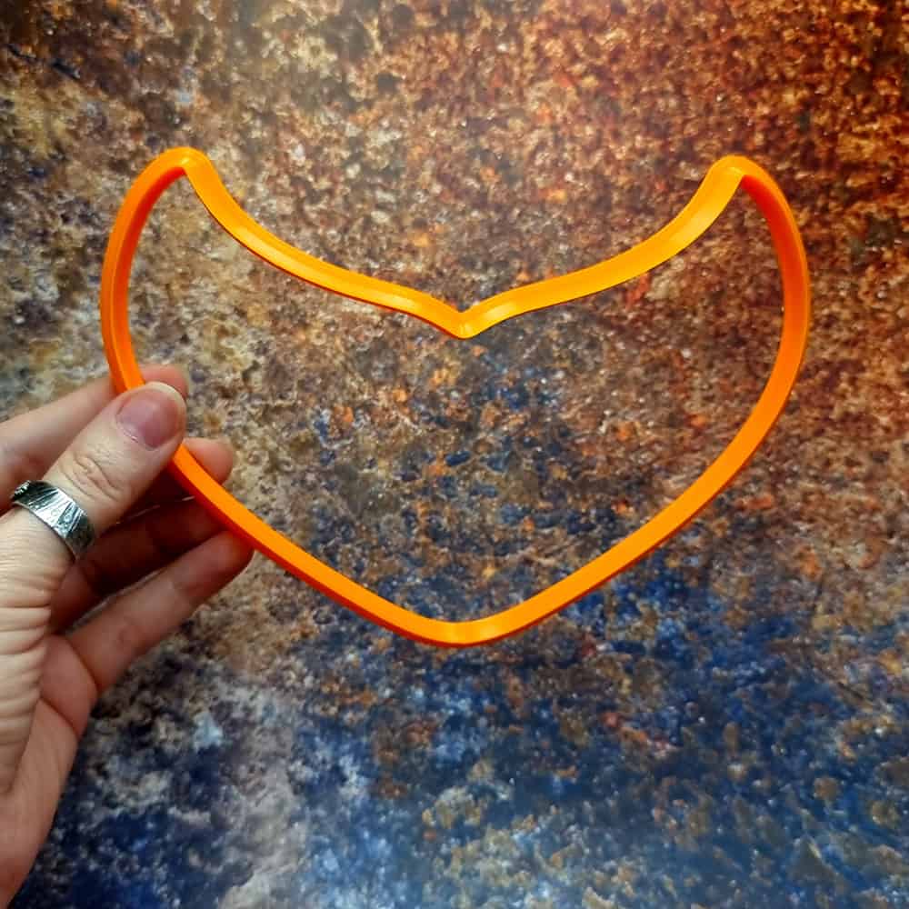 Statement necklace shape polymer clay cutter