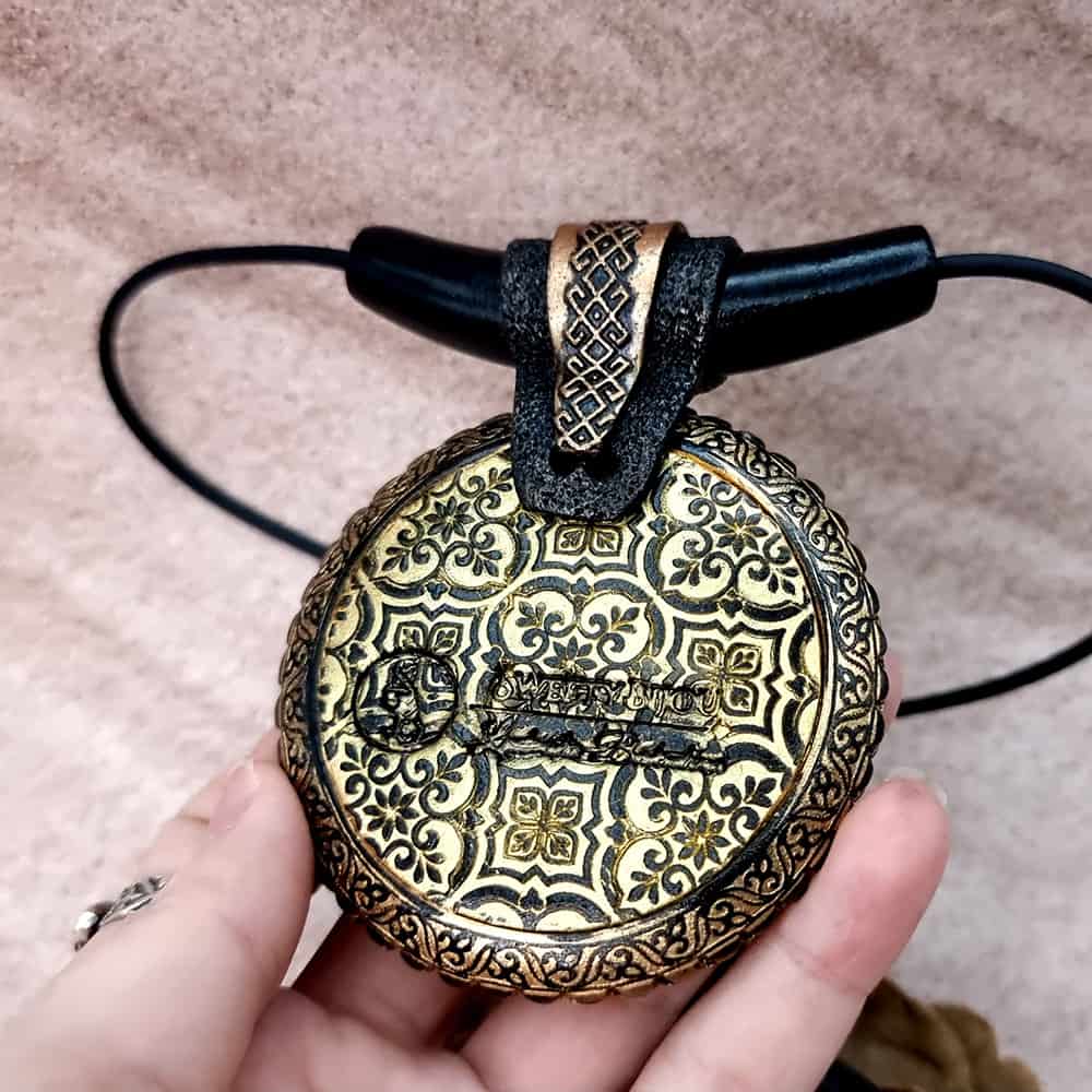 Statement Aztec culture-inspired pendant Pendant SweetyBijou Jewelry   