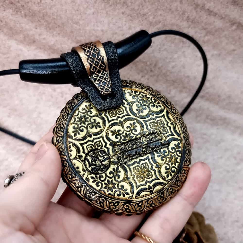 Statement Aztec culture-inspired pendant Pendant SweetyBijou Jewelry   