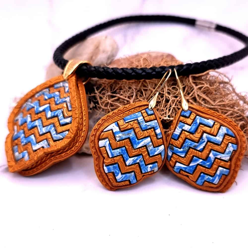 Ukrainian Breez - Zig Zag Set Jewelry Set SweetyBijou Jewelry Default Title  