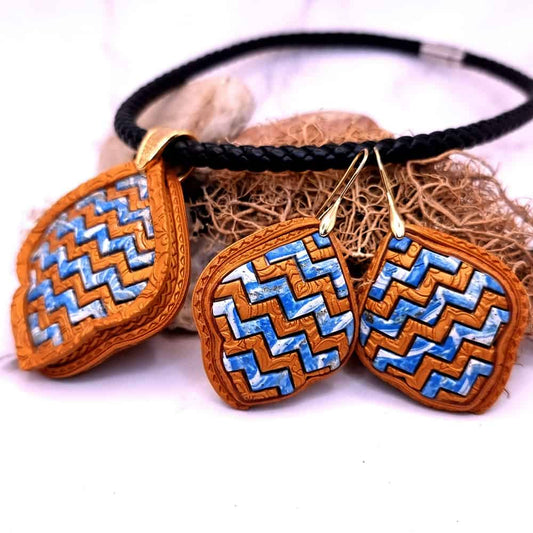 Ukrainian Breez - Zig Zag Set Jewelry Set SweetyBijou Jewelry Default Title  