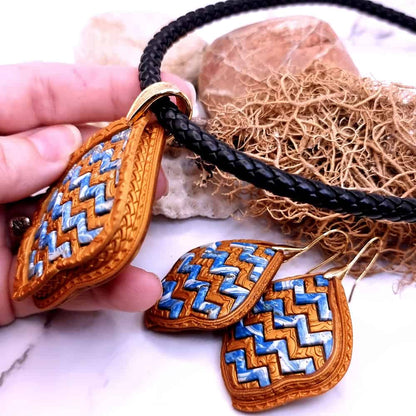 Ukrainian Breez - Zig Zag Set Jewelry Set SweetyBijou Jewelry   