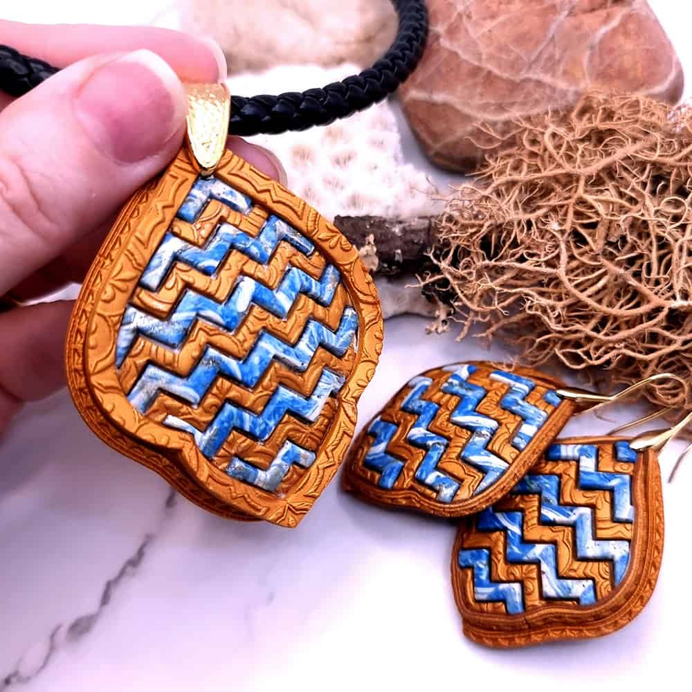 Ukrainian Breez - Zig Zag Set Jewelry Set SweetyBijou Jewelry   