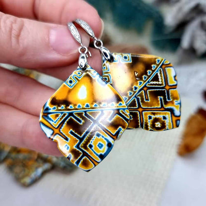 Ukrainian Motifs Earrings #10 Earrings SweetyBijou Jewelry   