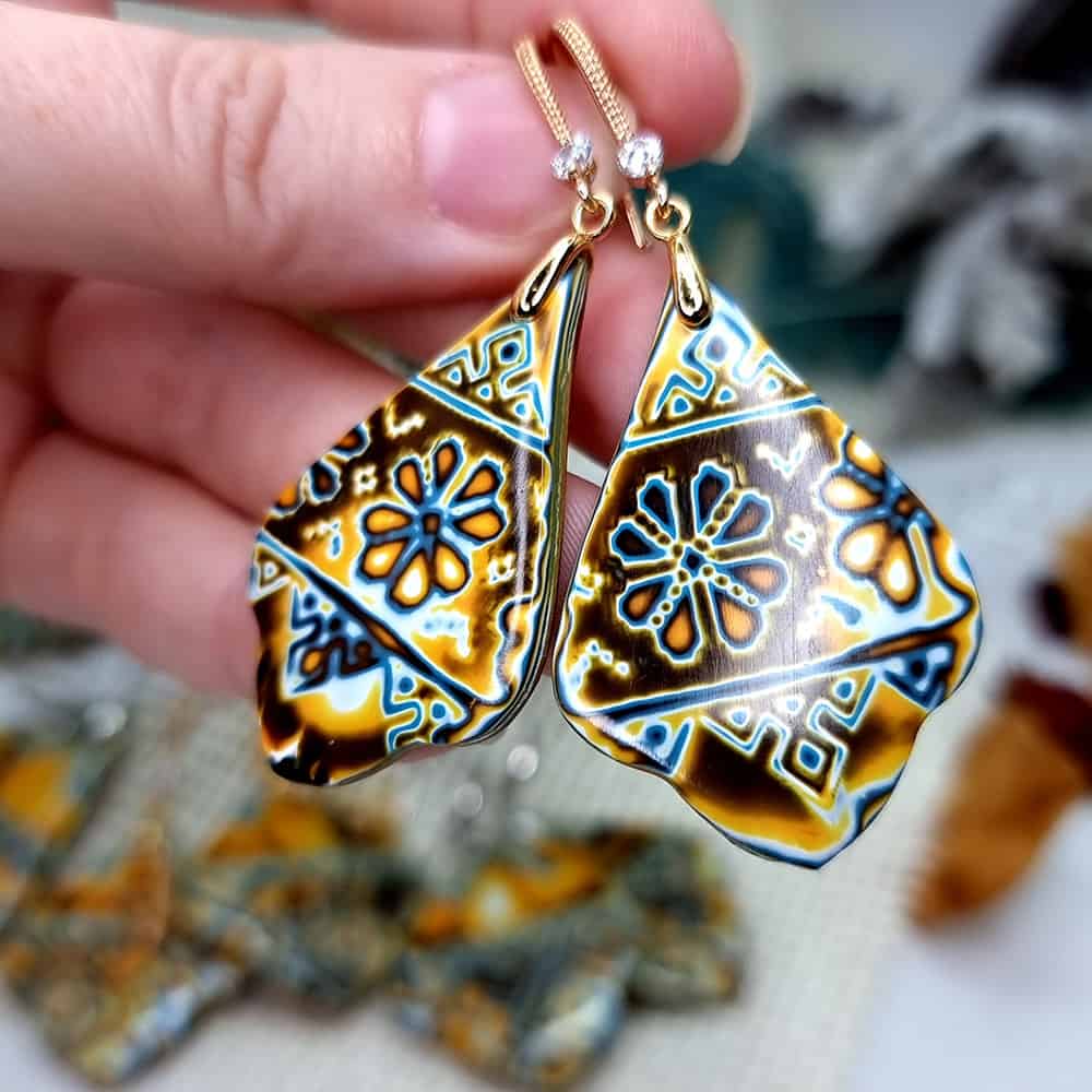 Ukrainian Motifs Earrings #5 Earrings SweetyBijou Jewelry   