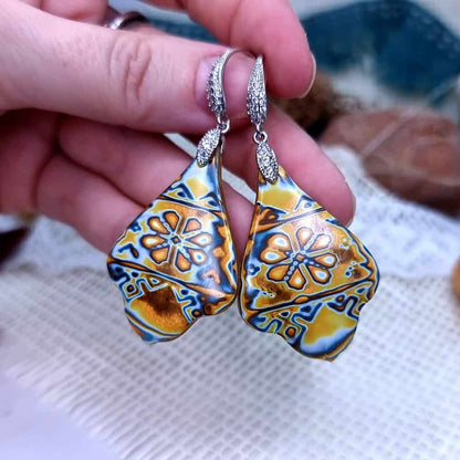 Ukrainian Motifs Earrings #4 Earrings SweetyBijou Jewelry   
