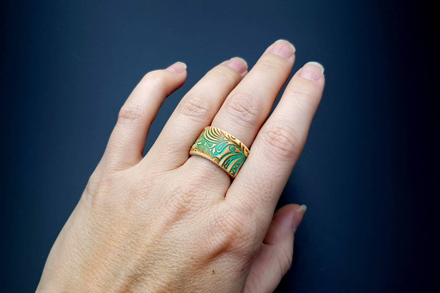 "Ancient Incas" Ring Ring SweetyBijou Jewelry   