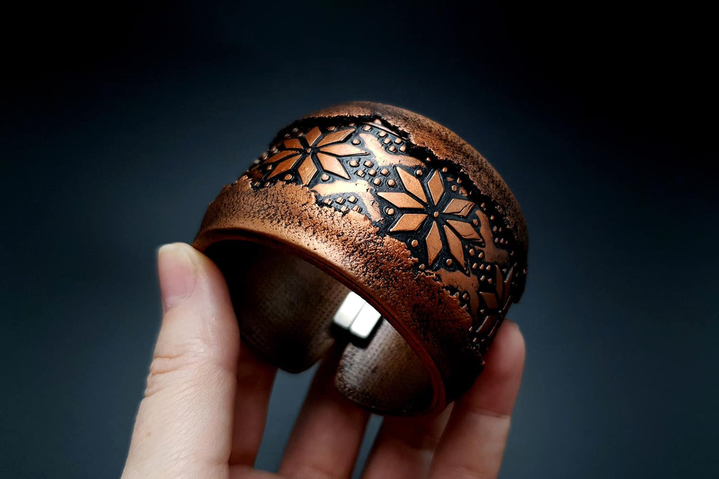 "Winter Folklore" Polymer clay bracelet Bracelet SweetyBijou Jewelry   