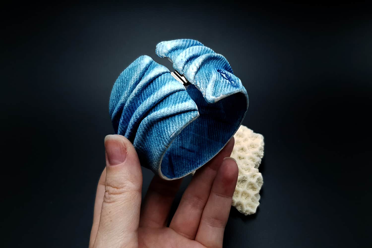 "Denim" faux jeans bracelet Bracelet SweetyBijou Jewelry   