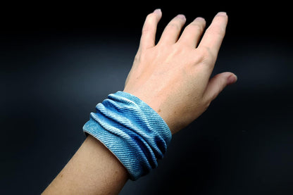 "Denim" faux jeans bracelet Bracelet SweetyBijou Jewelry   