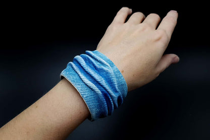 "Denim" faux jeans bracelet Bracelet SweetyBijou Jewelry   