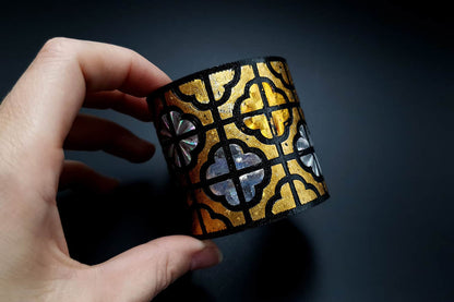 "Gold" Polymer clay bracelet Bracelet SweetyBijou Jewelry   